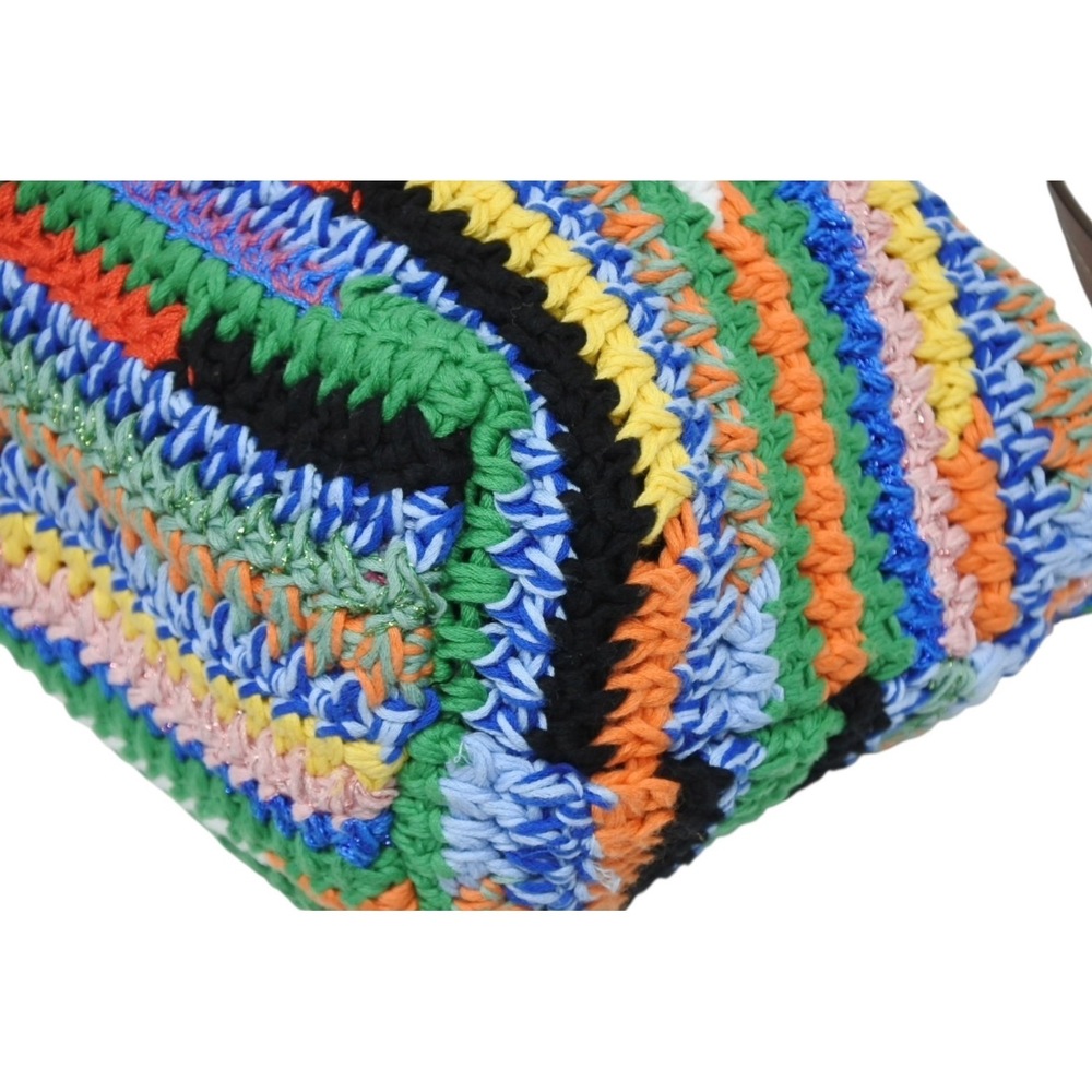 Miu Miu Miu Crochet Pouch Multicolor Leather - Picture 9 of 10